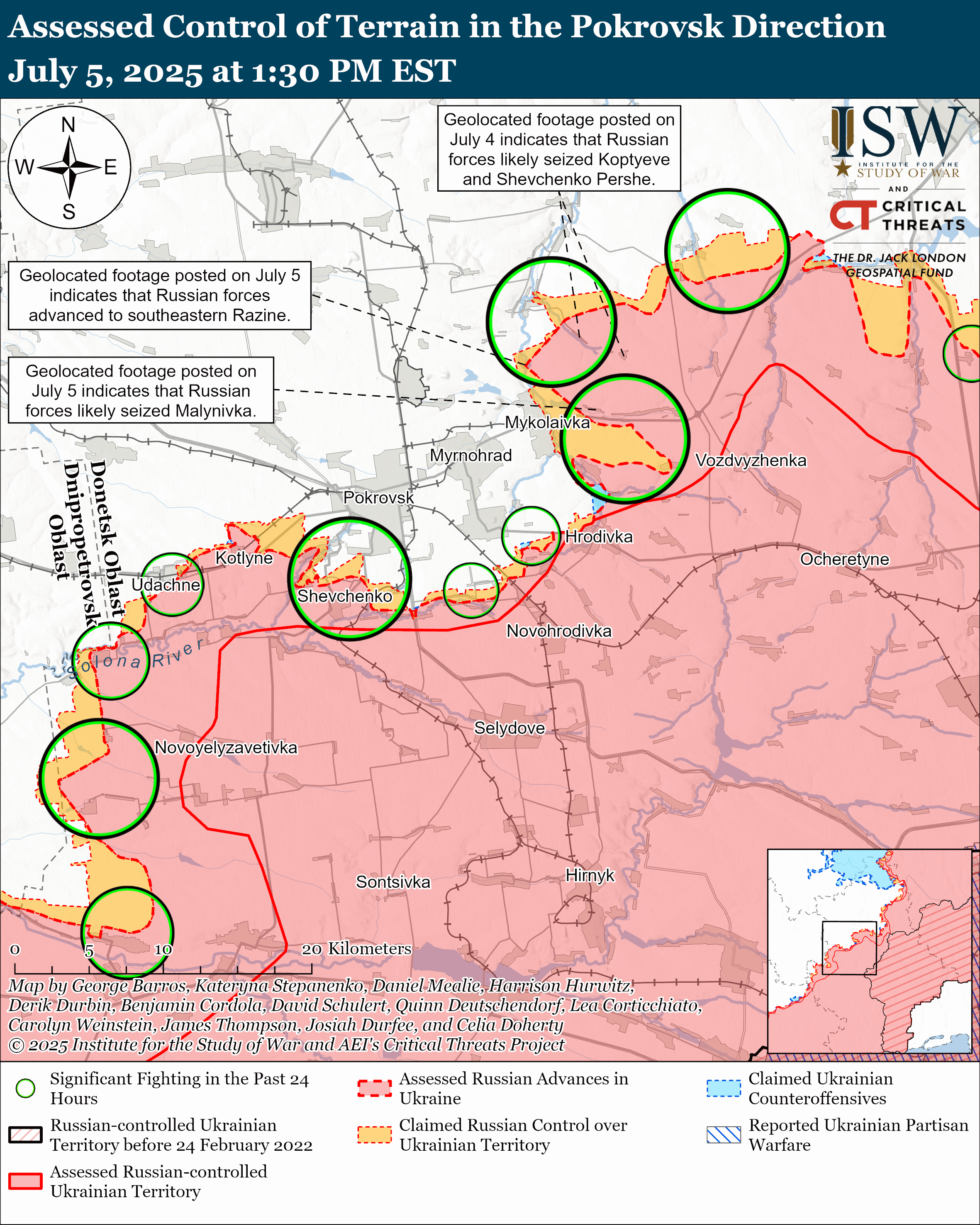 Россияне пытаются окружить Покровск и обойти линию обороны ВСУ, - ISW